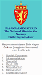 Mobile Screenshot of nasjonalministeren.org